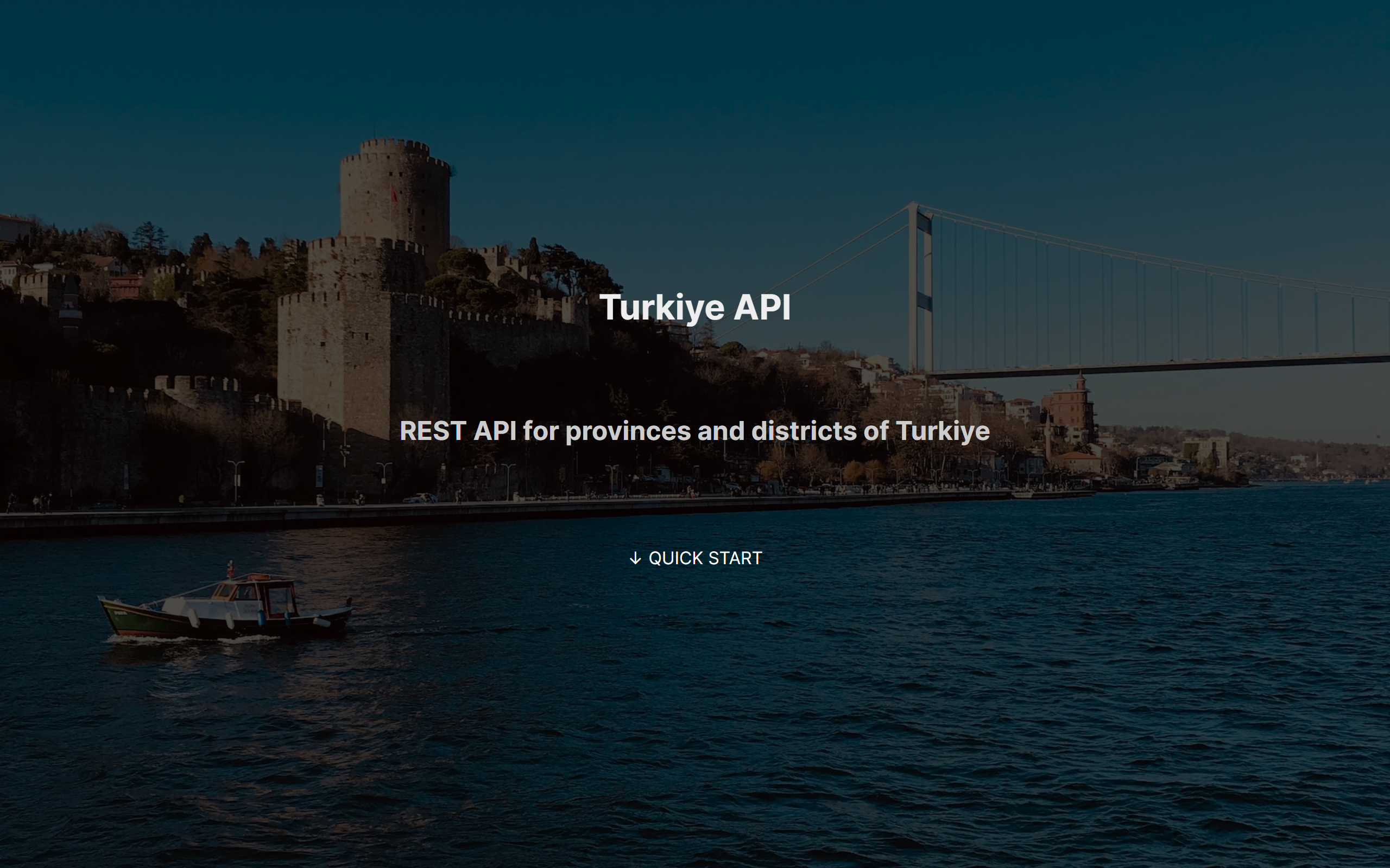 Turkiye API